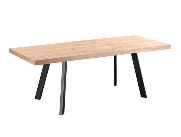 MAISIE EXTENSION DINING TABLE - 1600/2000(W) x 850(D) - TWO TONE