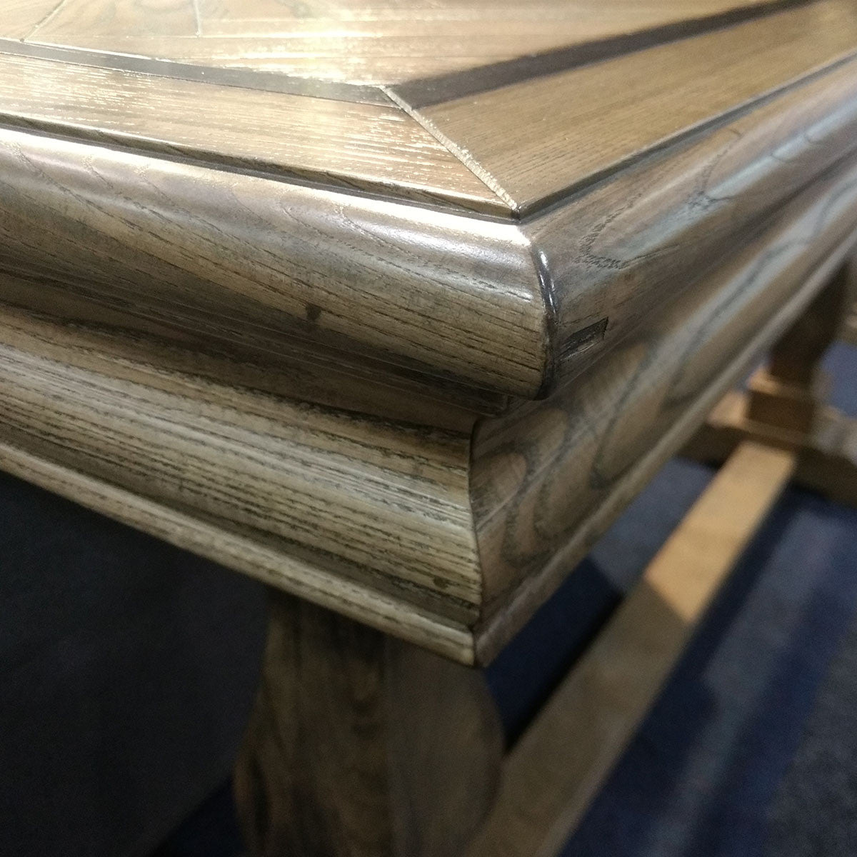 MOSAIC REAL OAK TIMBER 1.8M CONSOLE TABLE - ASH OAK