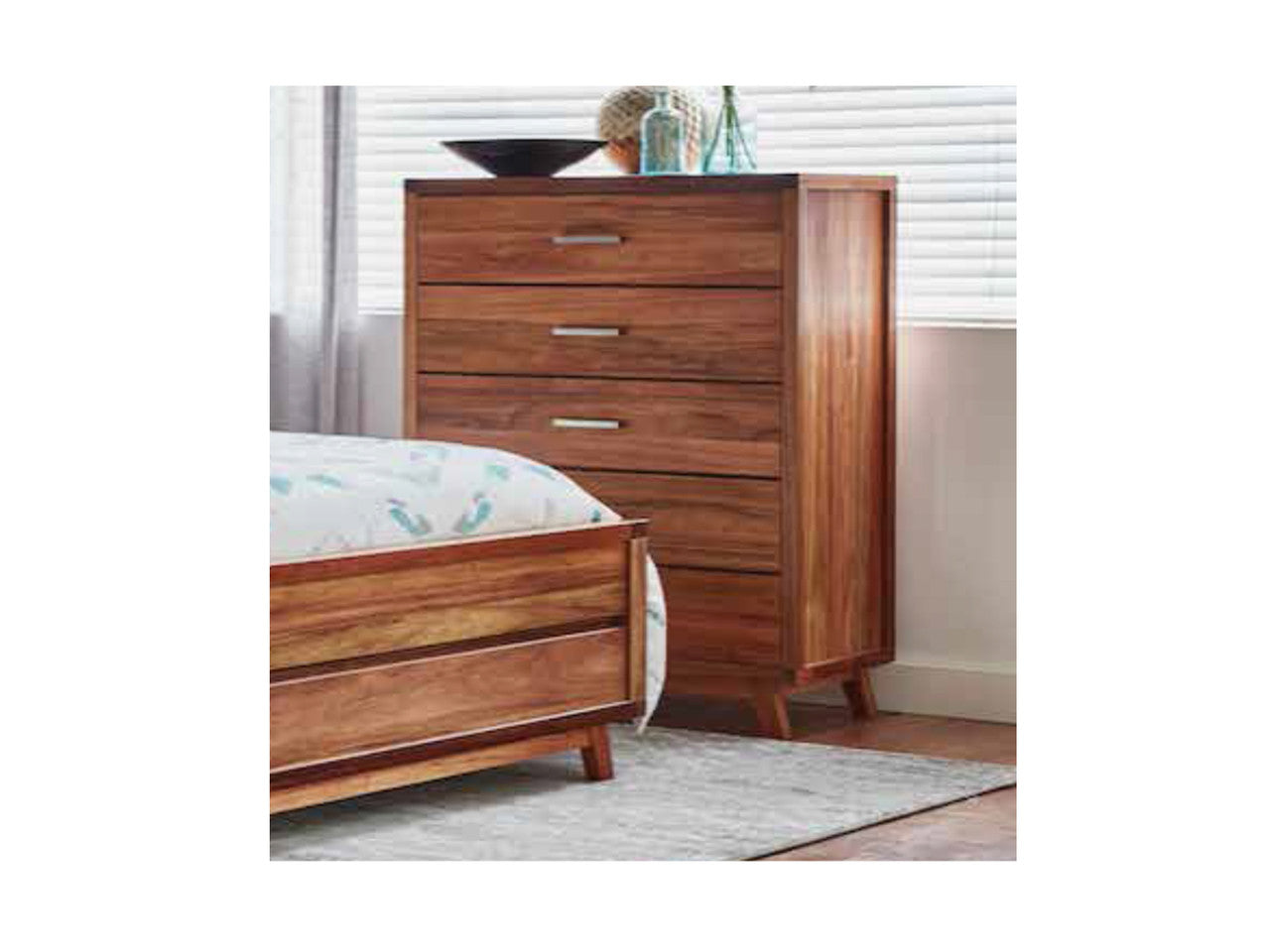 VENETIE KING 4 PIECE (TALLBOY) BEDROOM SUITE - BLACKWOOD