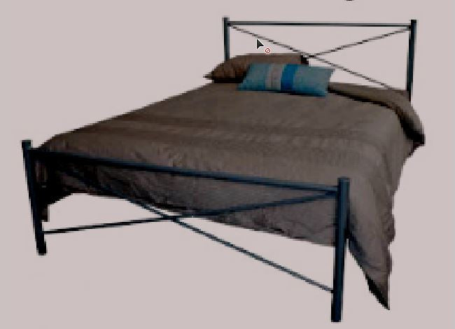 QUEEN PARIS (AUSSIE MADE) METAL BED - NEW COLOURS - PINK, TEAL, & YELLOW GLOSS