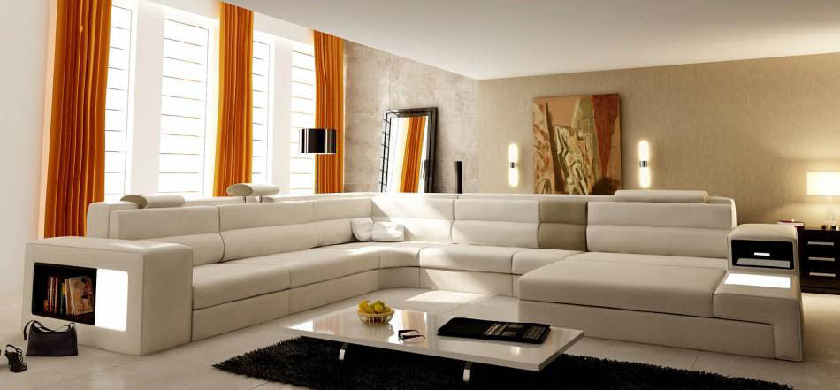 MELONY (B2006) CHAISE LOUNGE SUITE - CHOICE OF LEATHER AND ASSORTED COLOURS AVAILABLE (MADE TO ORDER)