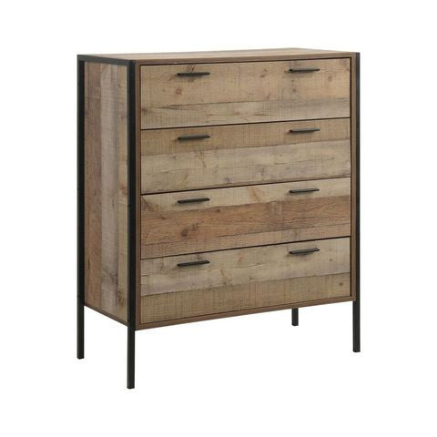 KAYN QUEEN 4 PIECE (TALLBOY) BEDROOM SUITE - OAK FINISHED