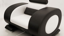 CAEIN (R7004D) SINGLE SEATER SOFA - CHOICE OF LEATHER AND ASSORTED COLOURS AVAILABLE
