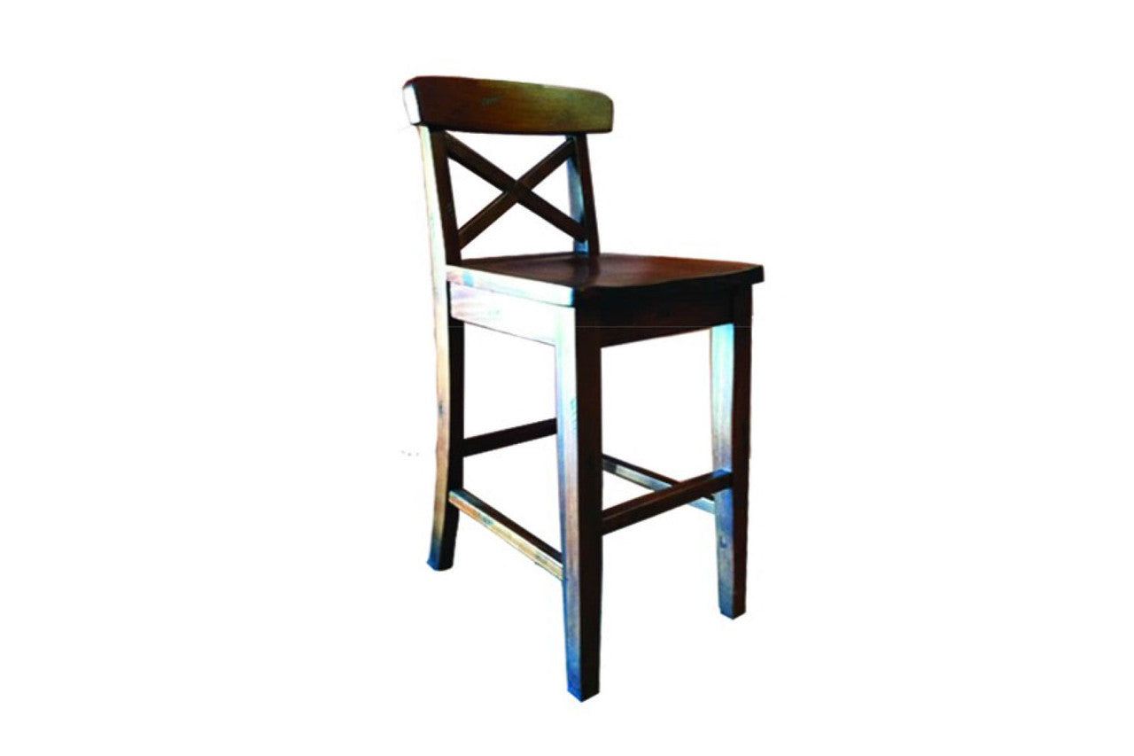 RANCH BAR STOOL WITH TIMBER SEATS