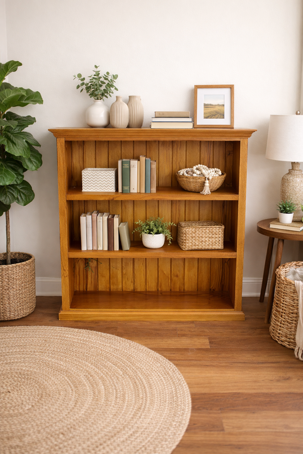 Marceline (AUSSIE MADE) Lowline Bookcase With Double Top Collection - Assorted Colours
