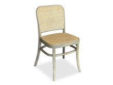 PARIS WOVEN CANE DINING CHAIR - RUSTIC ELM