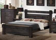 QUEEN BUCKINGHAM BED (MODEL - 19-5-1-20-20-12-5) - BLUE