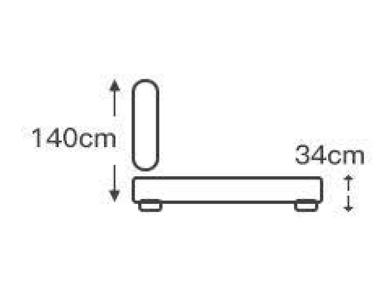 KING SINGLE BILSEN LEATHERETTE / LINEN / VELVET FANCY BED WITH METAL BEDHEAD FRAME - ASSORTED COLOURS