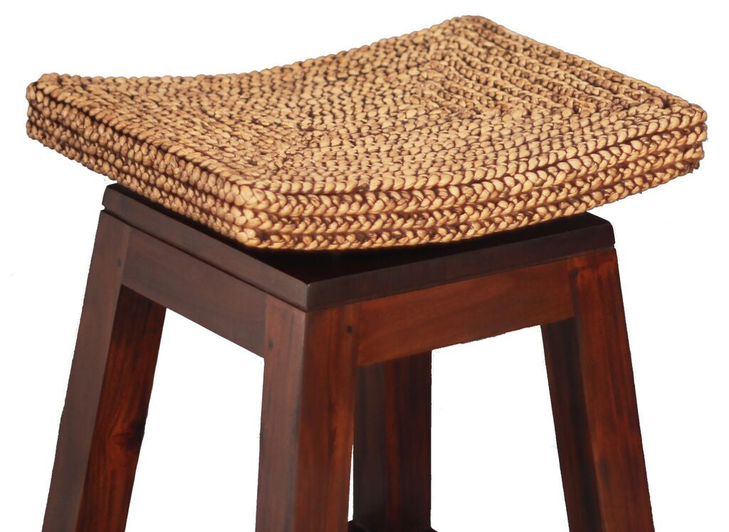 ORNAMENTAL BAR STOOL (BR 002 WV) - SEAT: 760(H) - MAHOGANY