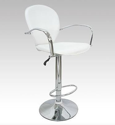 KOTEX (VIC-HS9042) BAR STOOL WITH GAS LIFT - SEAT: 950.5 - 1170(H) - WHITE