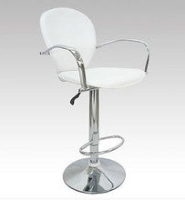 KOTEX (VIC-HS9042) BAR STOOL WITH GAS LIFT - SEAT: 950.5 - 1170(H) - WHITE