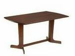 T520 MAYFAIR TABLE WITH DUCK LEG -1460(L) X 840(W) - ANTIQUE OAK