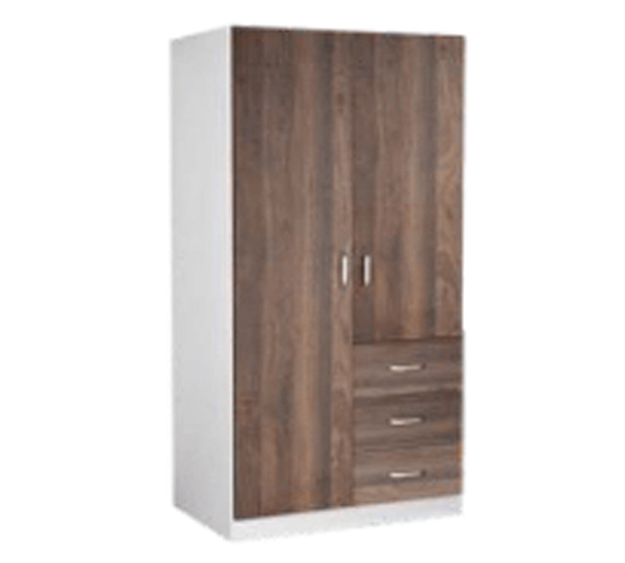 JAMES WARDROBE COLLECTION - MAIN: WALNUT / TRIM: WHITE - STARTING FROM $549