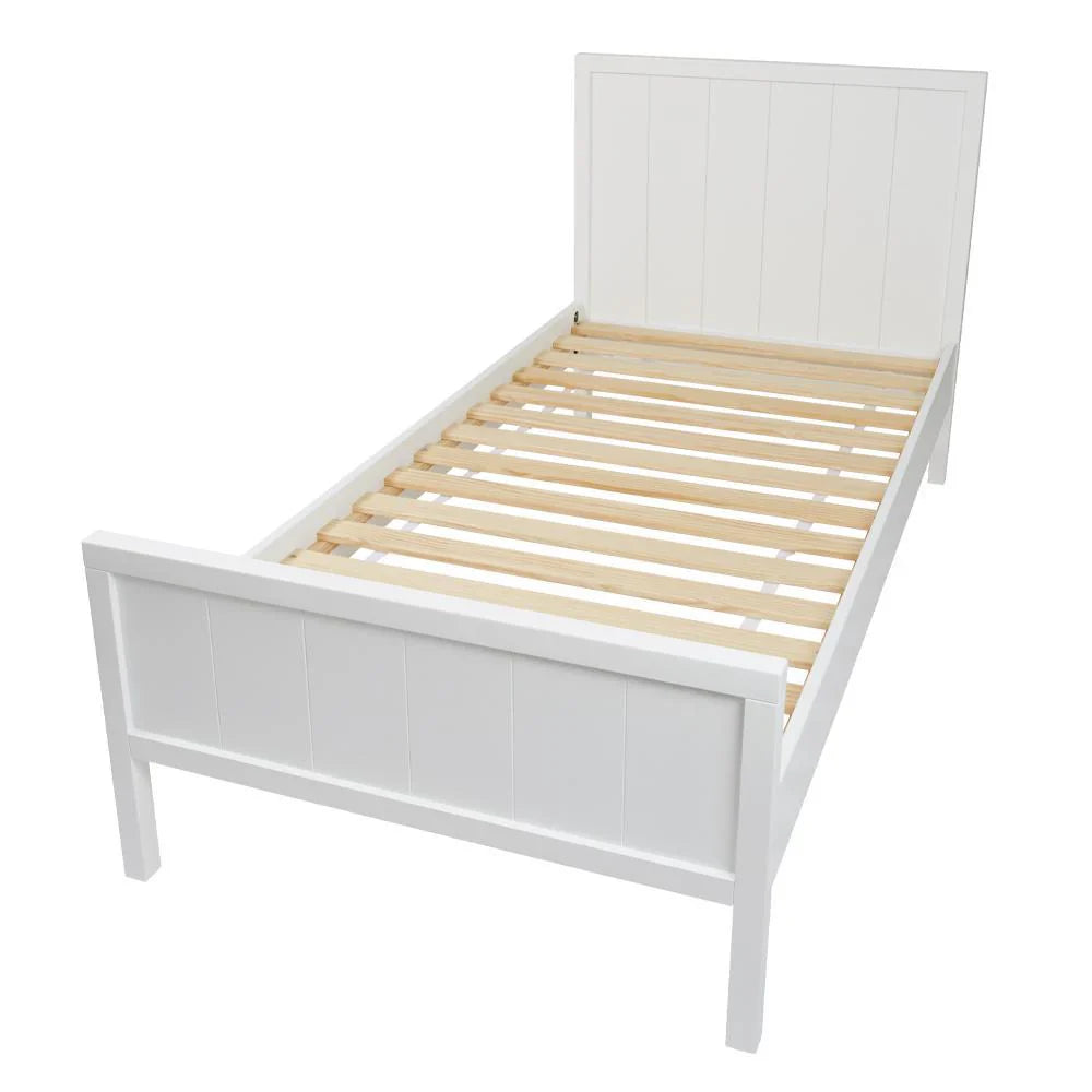 SINGLE WHITE COLOURED BED FRAMES