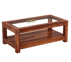 TIMBER & GLASS COFFEE TABLES