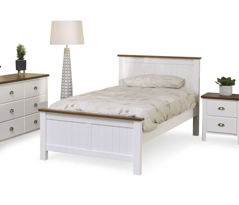 SINGLE 2 TONE BED FRAMES