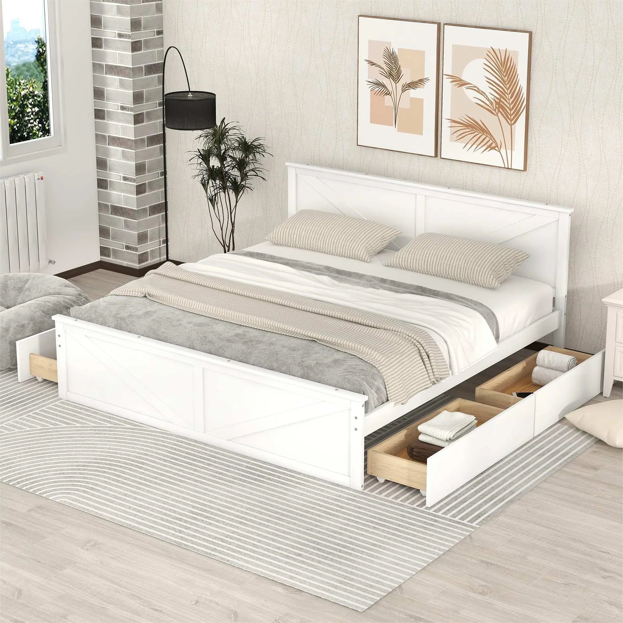 DOUBLE BEDS WITH DRAWERS
