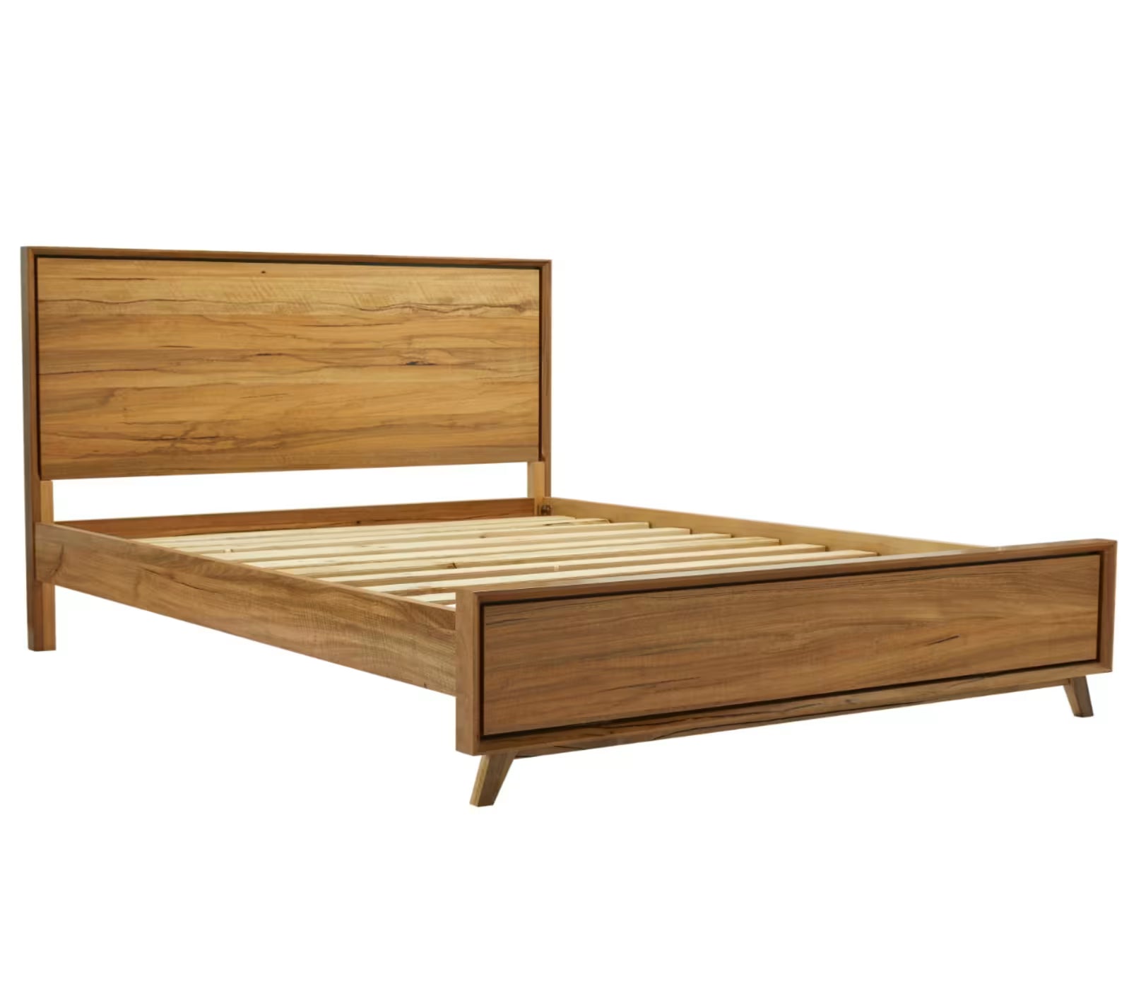 SINGLE TIMBER COLOURED BED FRAMES