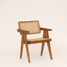 CANE-WICKER DINING CHAIRS