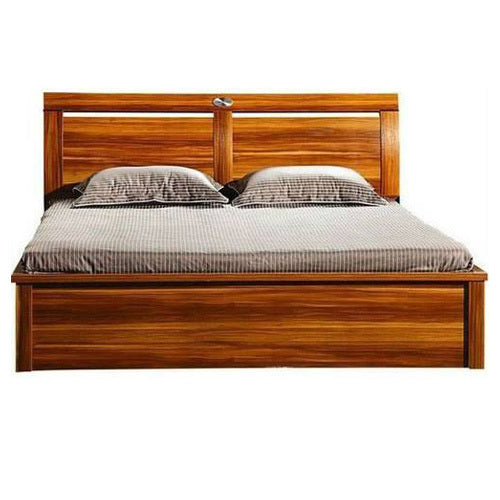 DOUBLE TIMBER COLOURED BED FRAMES