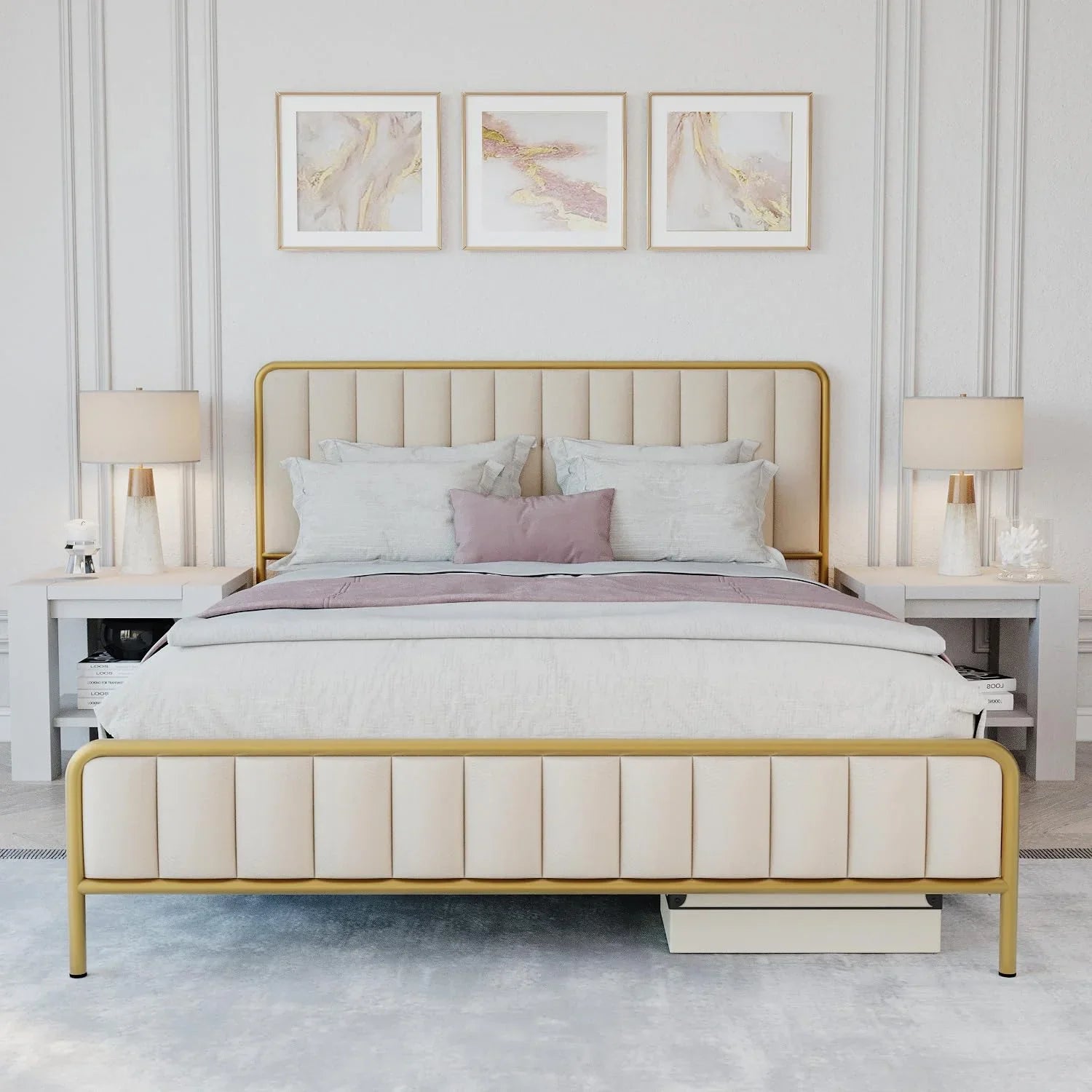 QUEEN FANCY BED FRAMES