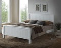 QUEEN WHITE TIMBER COLOURED BED FRAMES