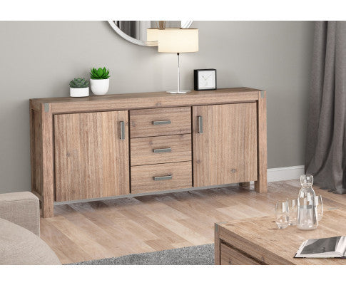 Nowra 3 Drawer/ 2 Door Buffet - Classic Oak