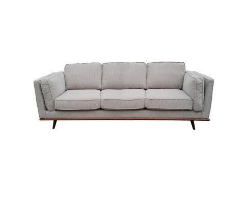 NAILAH 3  FABRIC SEATER SOFA  LOUNGE - BEIGE