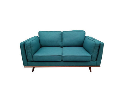 NAILAH 2 SEATER FABRIC  SOFA - TEAL
