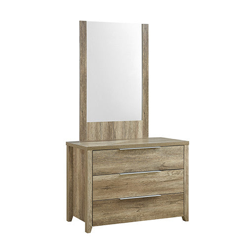VAUGHAN DOUBLE OR QUEEN 5 PIECE (DRESSER) BEDROOM SUITE - OAK