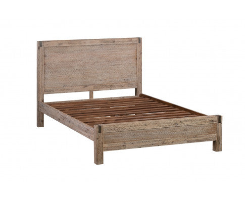 KING LARRY BED FRAME - CLASSIC OAK