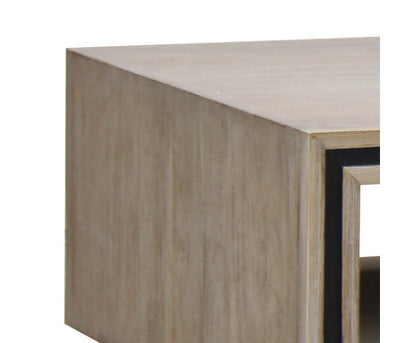 JAYCE 2 DRAWER COFFEE TABLE - AS PICTURED