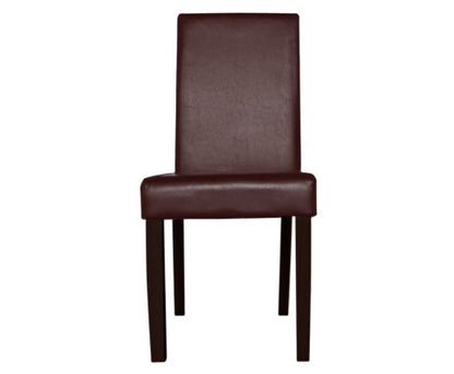 ADALICIA (SET OF 2) WOODEN DINING CHAIRS - BROWN