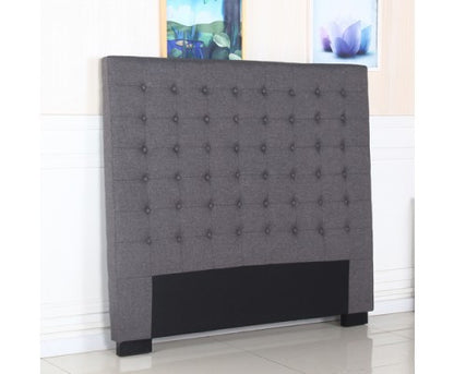 CILANTRO QUEEN  FABRIC HEADBOARD - CHARCOAL