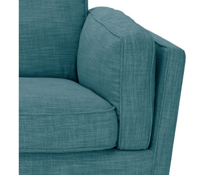 NAILAH 2 SEATER FABRIC  SOFA - TEAL