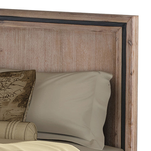 QUEEN RITTENHOUSE BED FRAME - SILVER BRUSHED