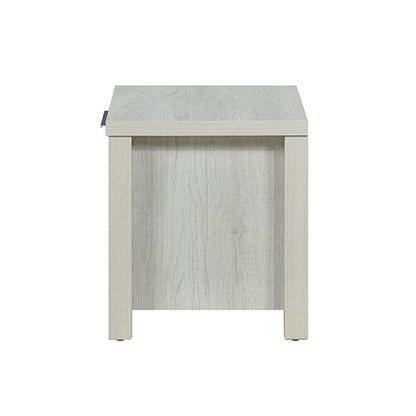 VAUGHAN 1 DRAWER BEDSIDE TABLE - 456(H) X 500(W) x 400(D) - WHITE ASH
