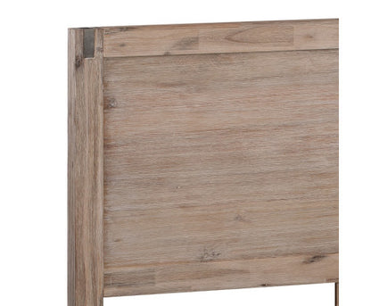 QUEEN LARRY BED FRAME - CLASSIC OAK