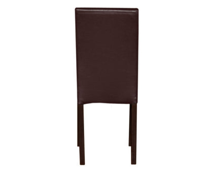ADALICIA (SET OF 2) WOODEN DINING CHAIRS - BROWN