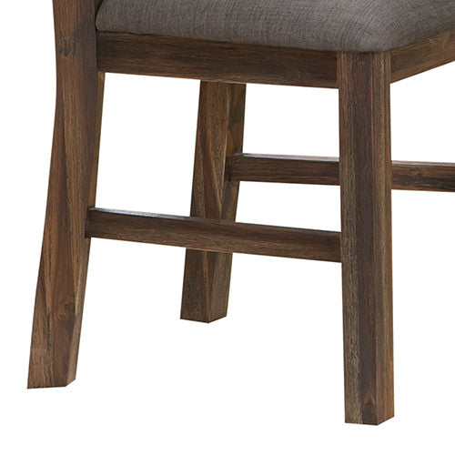 ENDLICHERI 9 PEICE DINING SETTING (WITH 8x DINING CHAIRS) - 2100(W) x 950(D) - OAK / CHOCOLATE