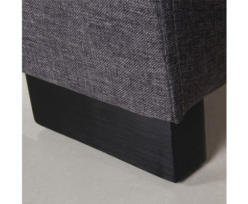 CILANTRO KING  FABRIC HEADBOARD - CHARCOAL