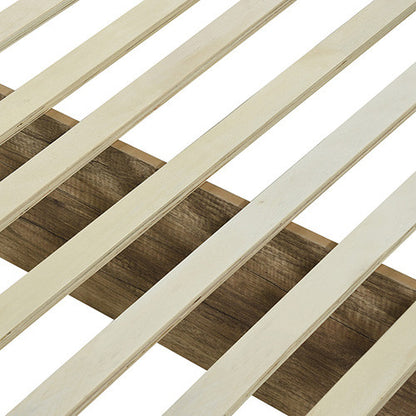 KING VAUGHAN PANEL BED - OAK