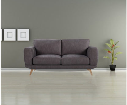 ALASKA 2  SEATER FABRIC  LOUNGE - BROWN