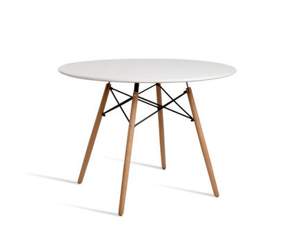 POLARIS ROUND DINING TABLE  1000(DIA) - WHITE