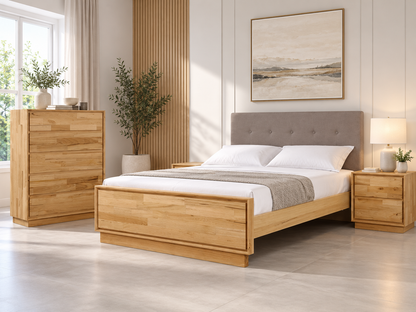 Alessia Queen 3 Piece Bedside Bedroom Suite