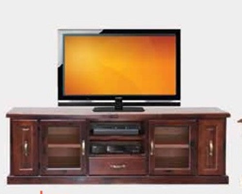 JUNE 2 DOOR / 2 PULL-OUT / 1 DRAWER (AUSSIE MADE) TV UNIT - 670(H) x 1980(W) - ASSORTED COLOURS