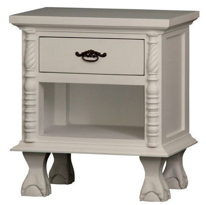 JEPARA  KING  POSTER 4  PIECE TALLBOY  BEDROOM SUITE  - WHITE (MADE TO ORDER )