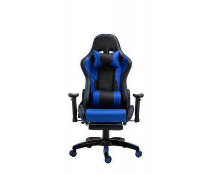 NIXON RECLINER OFFICE COMPUTER CHAIR - BLACK & BLUE