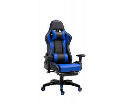 NIXON RECLINER OFFICE COMPUTER CHAIR - BLACK & BLUE