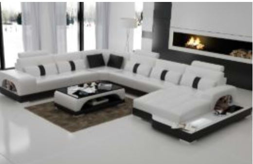 MASKALL (G8015) CORNER LOUNGE SUITE + COFFEE TABLE - CHOICE OF LEATHER AND ASSORTED COLOURS AVAILABLE